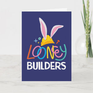 BUGS BUNNY BUILDERS™  Hard Hat Stacked Logo Card
