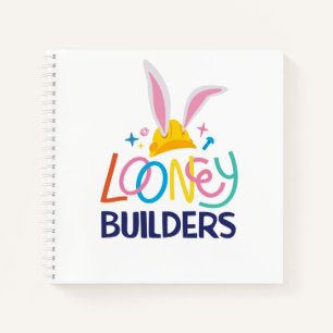 BUGS BUNNY BUILDERS™  Hard Hat Stacked Logo Notebook