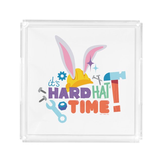 BUGS BUNNY BUILDERS™| It's Hard Hat Time Acrylic Tray (Front)