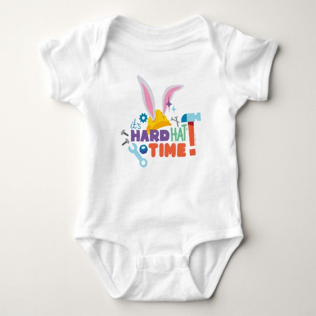 BUGS BUNNY BUILDERS™| It's Hard Hat Time Baby Bodysuit (Front)