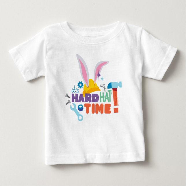 BUGS BUNNY BUILDERS™| It's Hard Hat Time Baby T-Shirt (Front)
