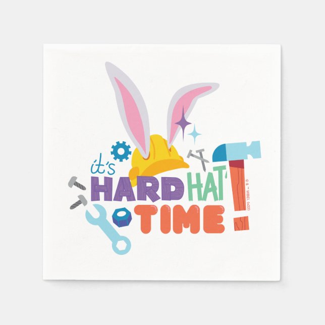 BUGS BUNNY BUILDERS™| It's Hard Hat Time Napkins (Front)