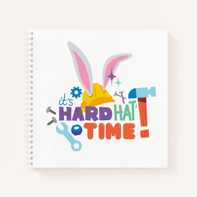 BUGS BUNNY BUILDERS™| It's Hard Hat Time Notebook (Front)
