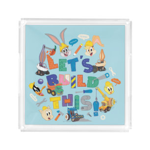 BUGS BUNNY BUILDERS™ "Let's Build This" Collage Acrylic Tray