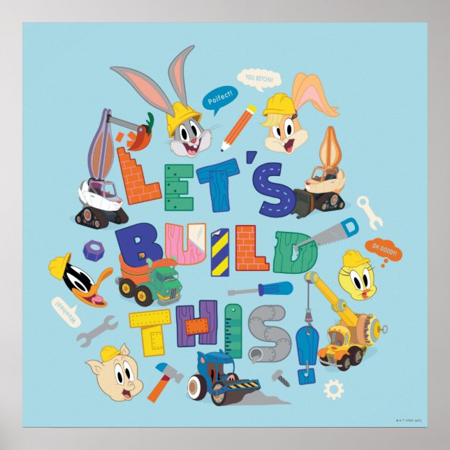 BUGS BUNNY BUILDERS™| "Let's Build This" Collage Poster (Front)