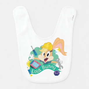 BUGS BUNNY BUILDERS™ Lola Bunny Character Graphic Baby Bib
