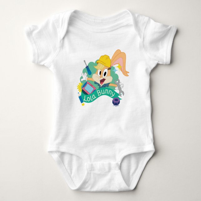 BUGS BUNNY BUILDERS™| Lola Bunny Character Graphic Baby Bodysuit (Front)