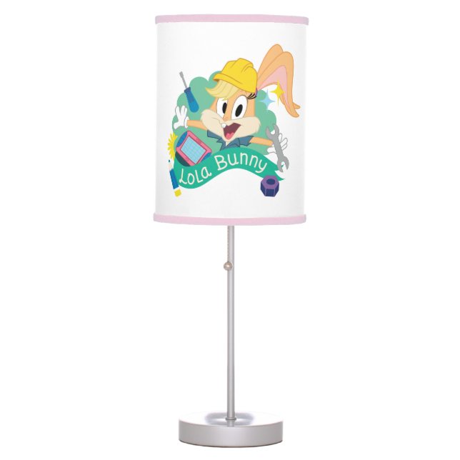 BUGS BUNNY BUILDERS™| Lola Bunny Character Graphic Table Lamp (Front)