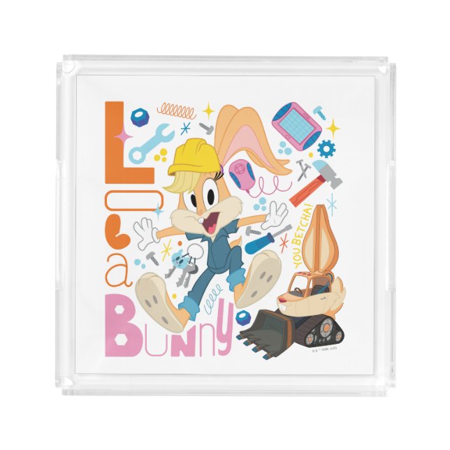 BUGS BUNNY BUILDERS™| Lola Bunny Work Tools Acrylic Tray (Front)