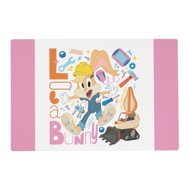 BUGS BUNNY BUILDERS™| Lola Bunny Work Tools Placemat (Front)