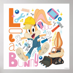 BUGS BUNNY BUILDERS™ Lola Bunny Work Tools Poster