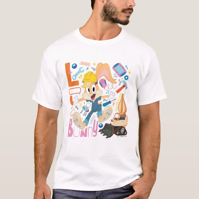 BUGS BUNNY BUILDERS™| Lola Bunny Work Tools T-Shirt (Front)