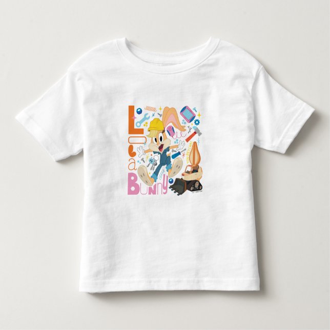 BUGS BUNNY BUILDERS™| Lola Bunny Work Tools Toddler T-shirt (Front)