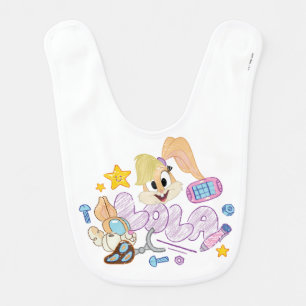 BUGS BUNNY BUILDERS™ Lola Sketch Art Baby Bib