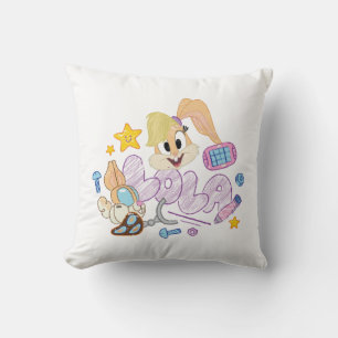 BUGS BUNNY BUILDERS™ Lola Sketch Art Throw Pillow