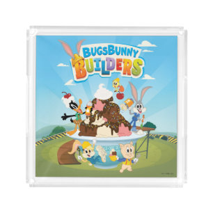 BUGS BUNNY BUILDERS™ Looney Builders Ice Cream Acrylic Tray