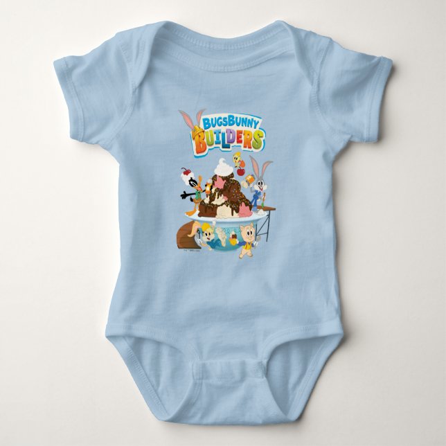 BUGS BUNNY BUILDERS™| Looney Builders Ice Cream Baby Bodysuit (Front)