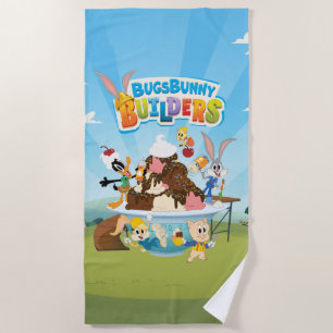 BUGS BUNNY BUILDERS™ Looney Builders Ice Cream Beach Towel