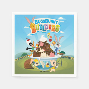 BUGS BUNNY BUILDERS™ Looney Builders Ice Cream Napkins