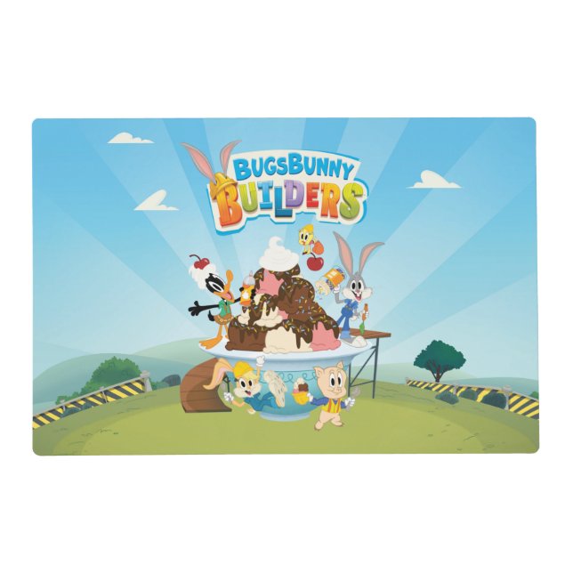 BUGS BUNNY BUILDERS™| Looney Builders Ice Cream Placemat (Front)