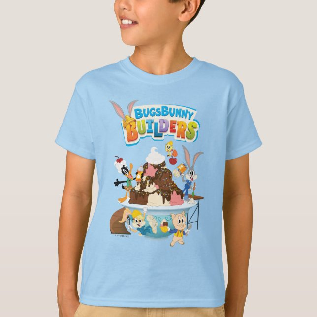 BUGS BUNNY BUILDERS™| Looney Builders Ice Cream T-Shirt (Front)