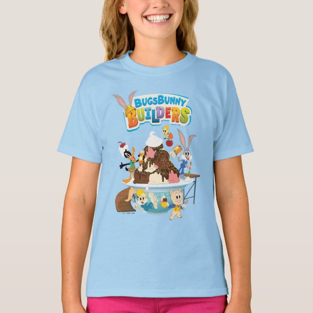 BUGS BUNNY BUILDERS™| Looney Builders Ice Cream T-Shirt (Front)