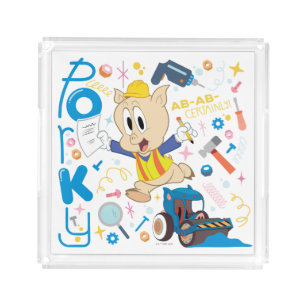 BUGS BUNNY BUILDERS™ Porky Pig Work Tools Acrylic Tray