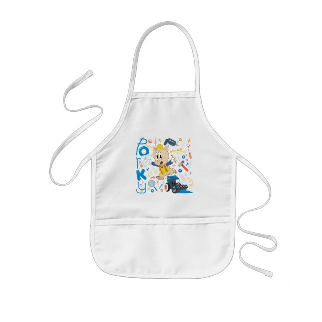 BUGS BUNNY BUILDERS™| Porky Pig Work Tools Kids' Apron (Front)