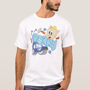 BUGS BUNNY BUILDERS™ Porky Sketch Art T-Shirt