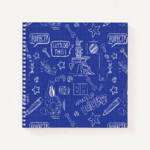 BUGS BUNNY BUILDERS™ Sketch Blueprint Pattern Notebook