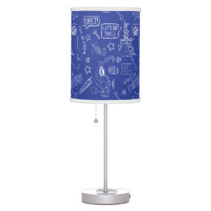 BUGS BUNNY BUILDERS™ Sketch Blueprint Pattern Table Lamp