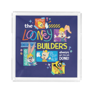 BUGS BUNNY BUILDERS™ The Looney Builders Collage Acrylic Tray