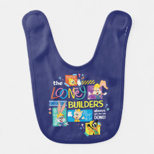 BUGS BUNNY BUILDERS™ The Looney Builders Collage Baby Bib