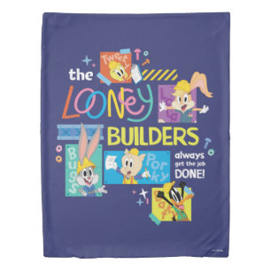 BUGS BUNNY BUILDERS™ The Looney Builders Collage Duvet Cover