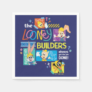 BUGS BUNNY BUILDERS™ The Looney Builders Collage Napkins