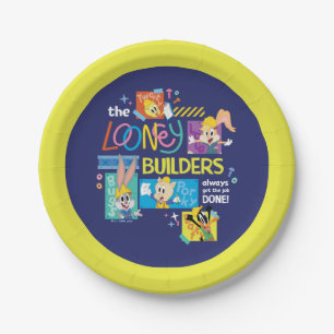 BUGS BUNNY BUILDERS™  The Looney Builders Collage Paper Plates