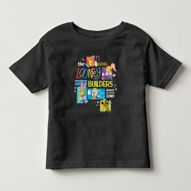 BUGS BUNNY BUILDERS™| The Looney Builders Collage Toddler T-shirt (Front)