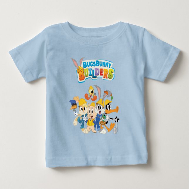 BUGS BUNNY BUILDERS™| The Looney Builders Group Baby T-Shirt (Front)