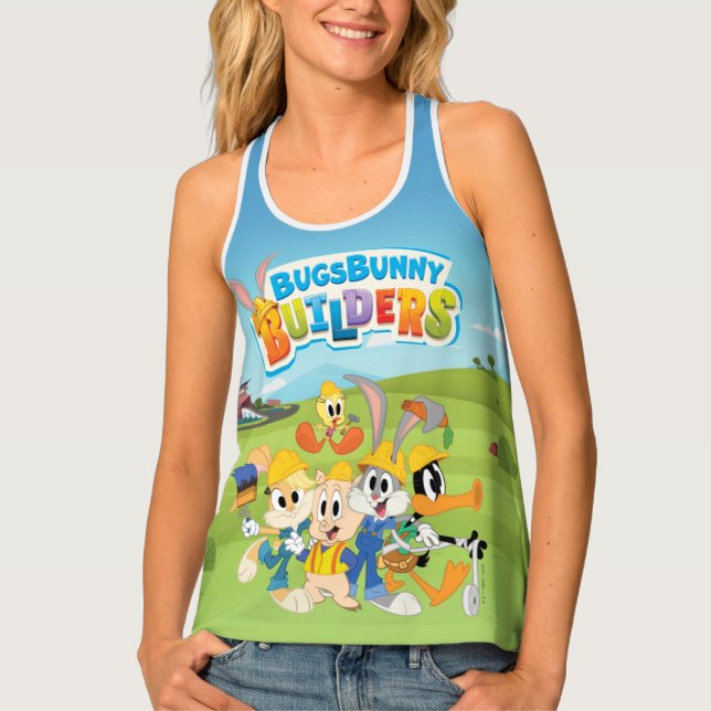 BUGS BUNNY BUILDERS™| The Looney Builders Group Tank Top (Front)