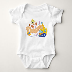 BUGS BUNNY BUILDERS™ TWEETY™ Sketch Art Baby Bodysuit