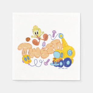 BUGS BUNNY BUILDERS™ TWEETY™ Sketch Art Napkins