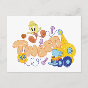 BUGS BUNNY BUILDERS™ TWEETY™ Sketch Art Postcard