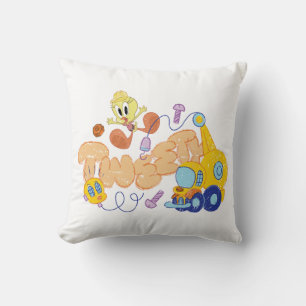 BUGS BUNNY BUILDERS™ TWEETY™ Sketch Art Throw Pillow