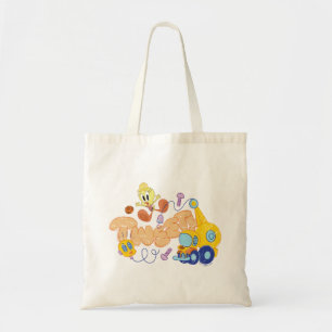 BUGS BUNNY BUILDERS™ TWEETY™ Sketch Art Tote Bag