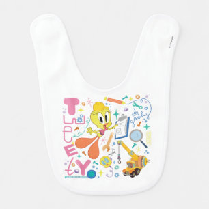 BUGS BUNNY BUILDERS™ TWEETY™ Work Tools Baby Bib