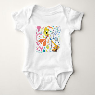 BUGS BUNNY BUILDERS™ TWEETY™ Work Tools Baby Bodysuit