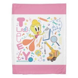 BUGS BUNNY BUILDERS™ TWEETY™ Work Tools Duvet Cover