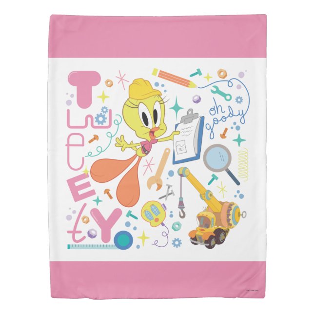 BUGS BUNNY BUILDERS™| TWEETY™ Work Tools Duvet Cover (Front)