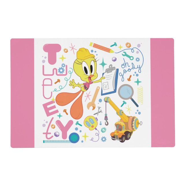 BUGS BUNNY BUILDERS™| TWEETY™ Work Tools Placemat (Front)