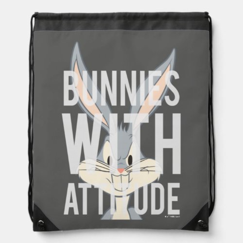 BUGS BUNNY Bunnies With Attitude Drawstring Bag